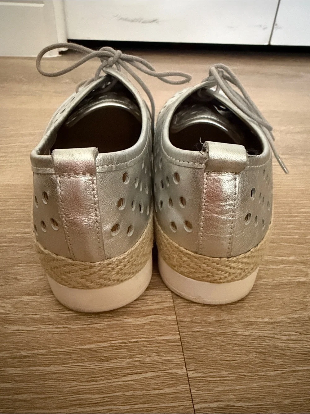 Lucky Brand silver perforated